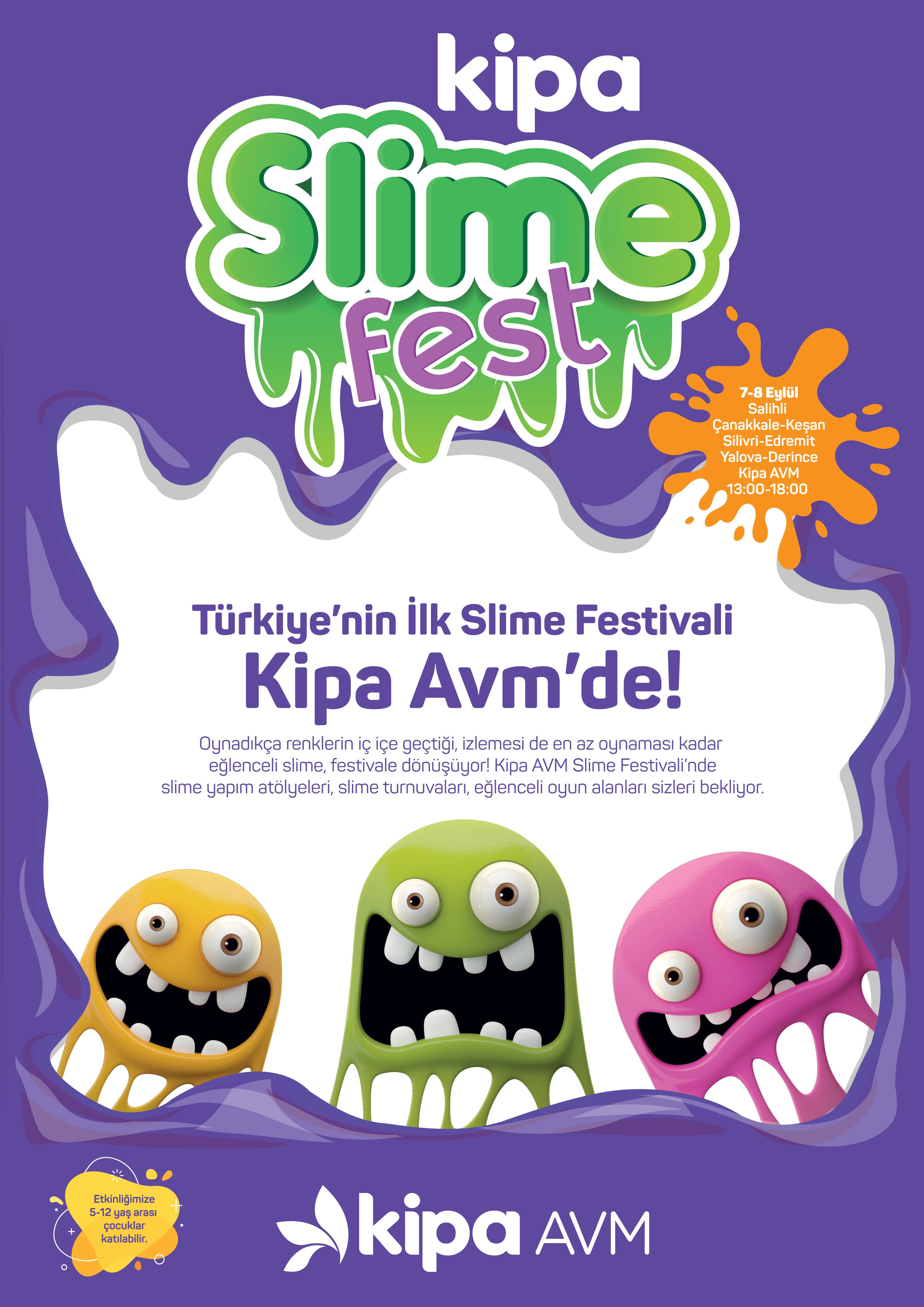 Slime Fest Kipa AVM’de!
