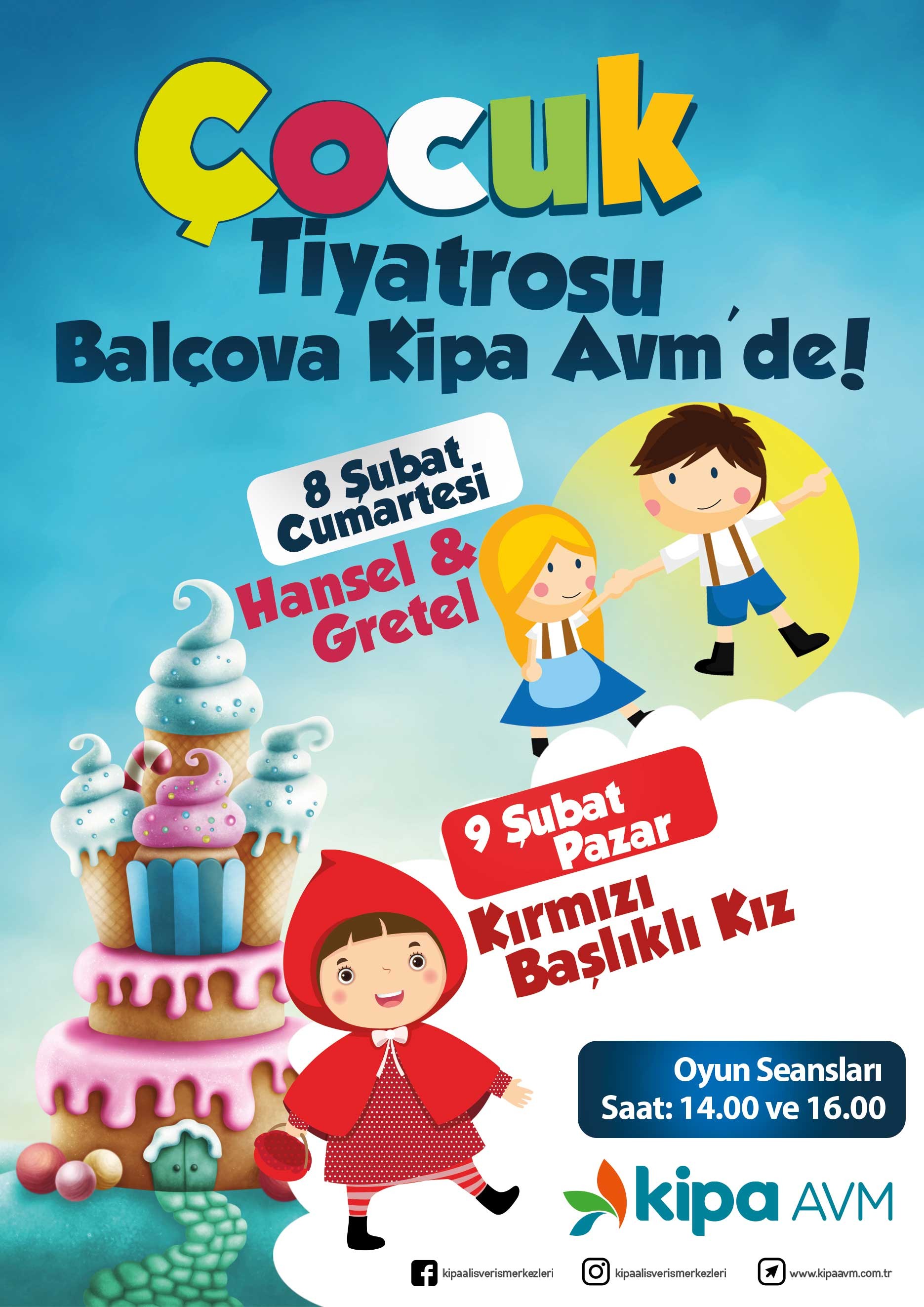 Çocuk Tiyatrosu Balçova Kipa AVM'de!