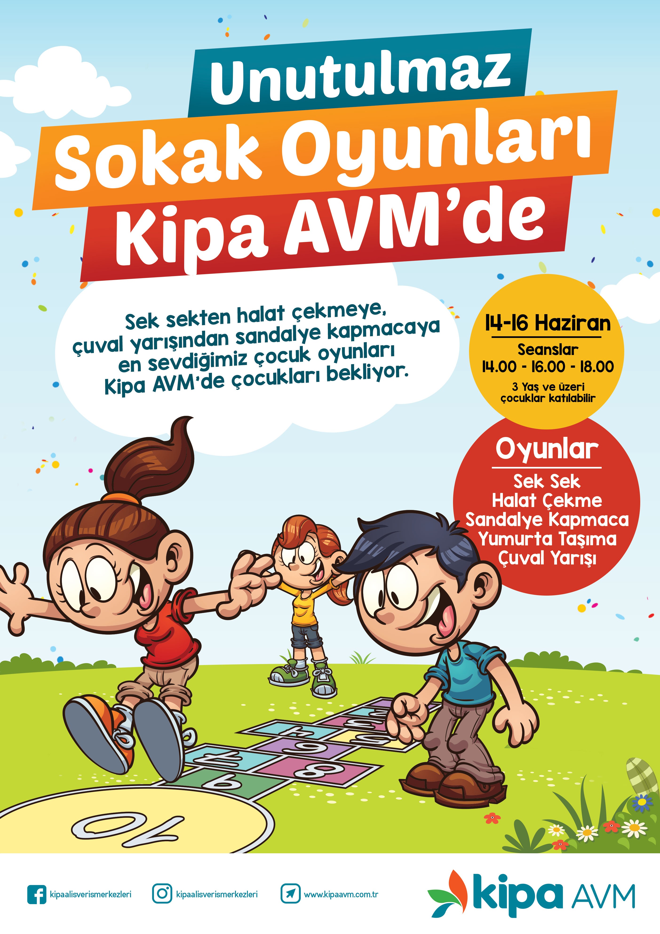 Unutulmaz Sokak Oyunları Kipa AVM’de!