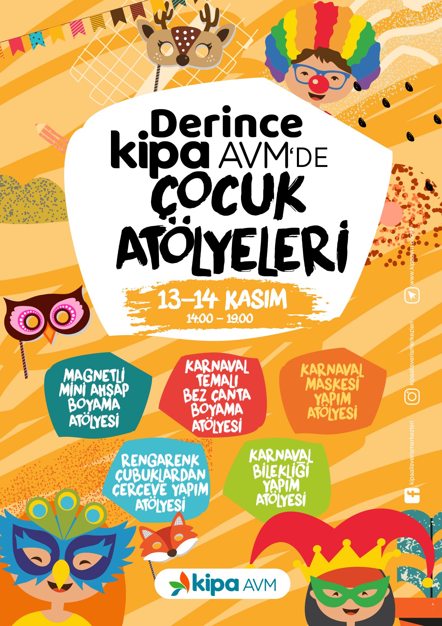 Derince Kipa AVM'de Çocuk Atölyeleri!
