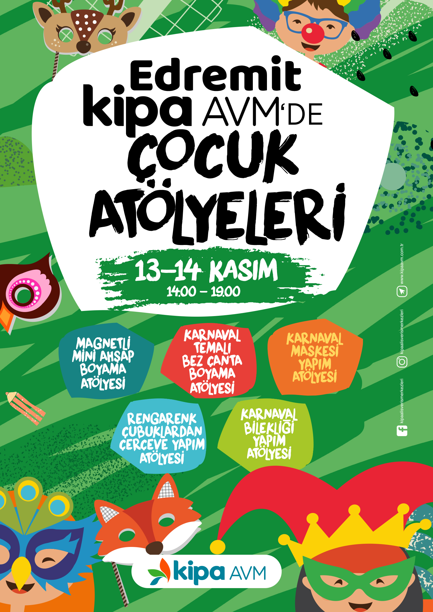 Edremit Kipa AVM'de Çocuk Atölyeleri!
