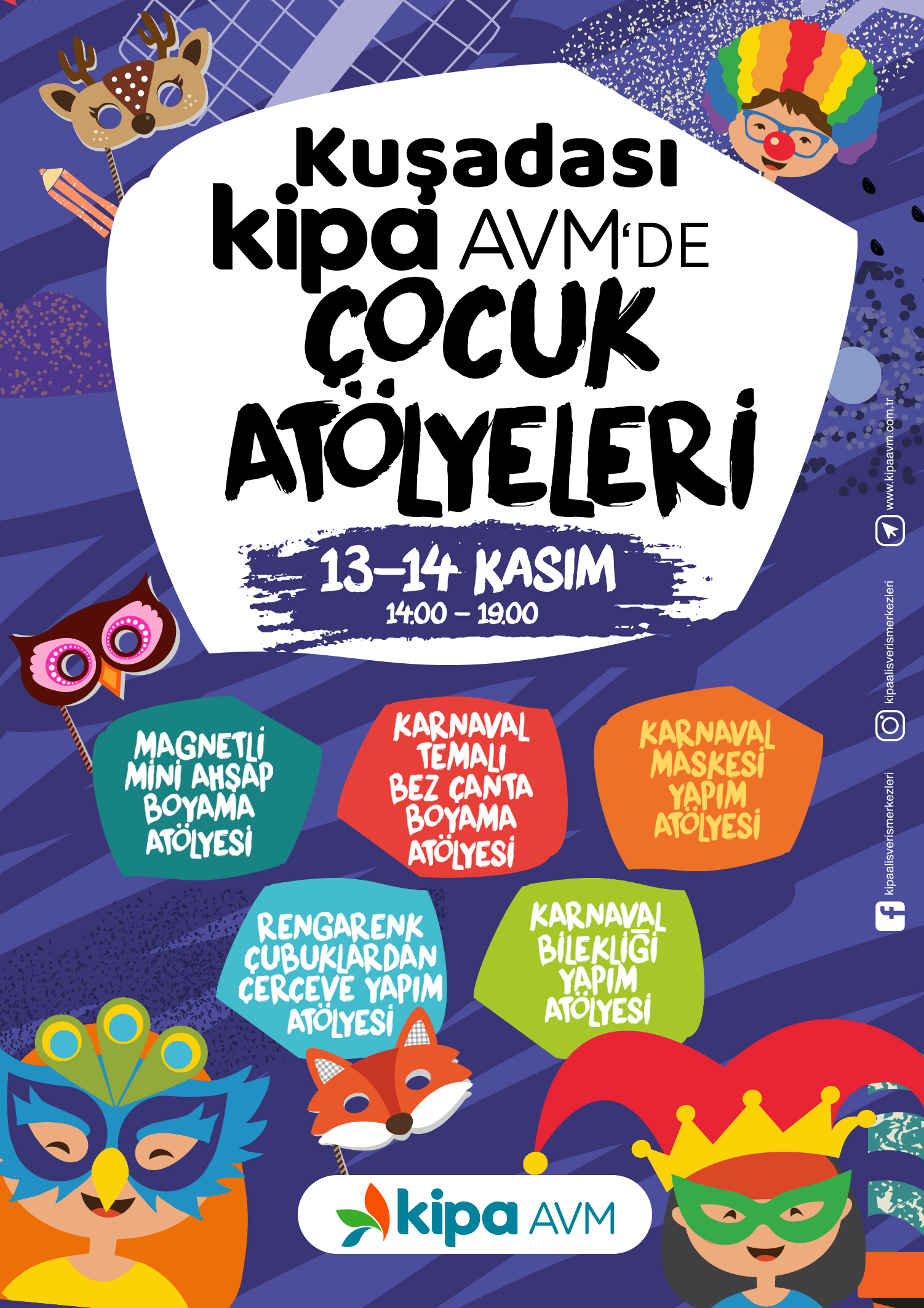 Kuşadası Kipa AVM'de Çocuk Atölyeleri!
