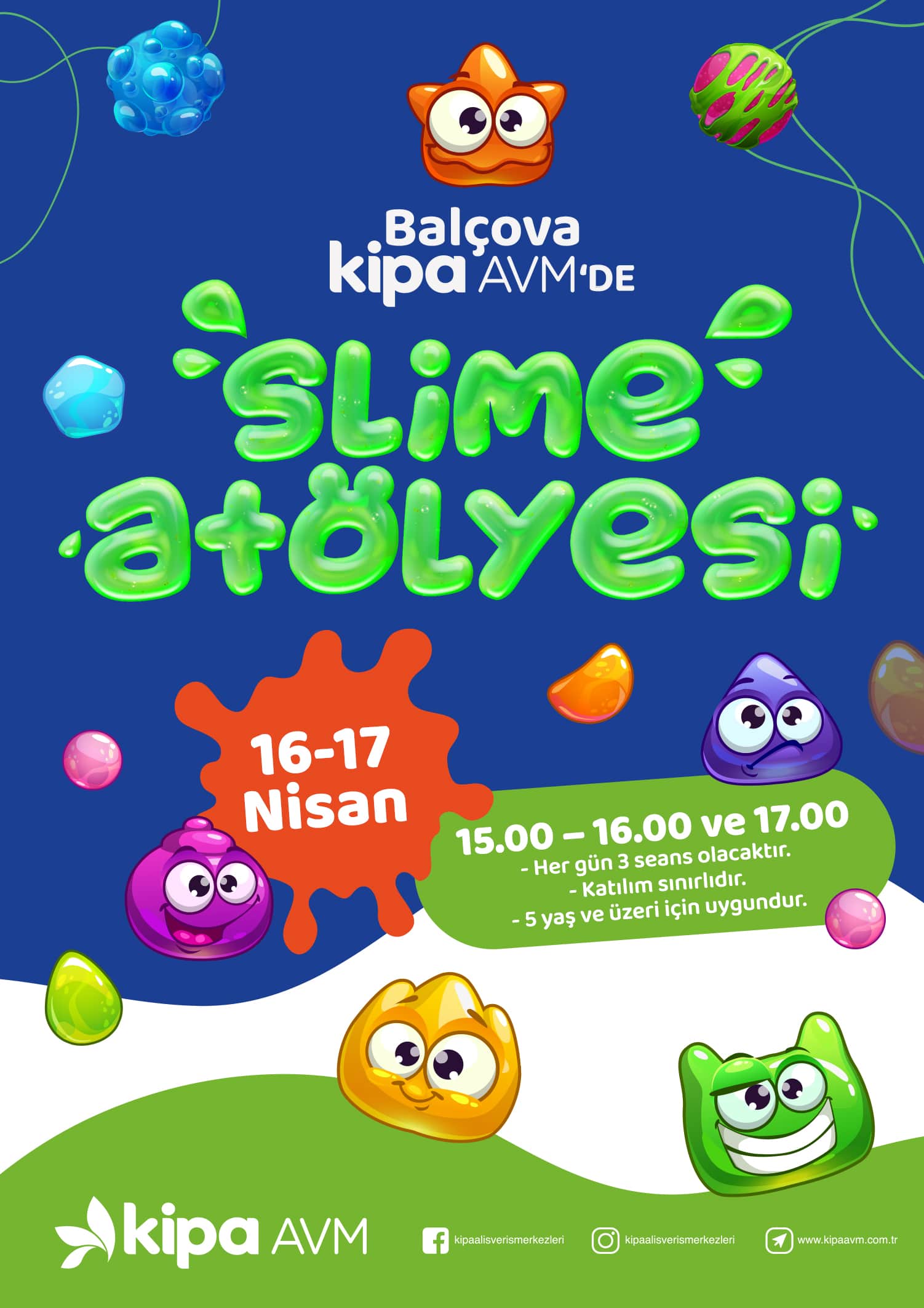 Slime Atölyesi Balçova Kipa AVM'de!