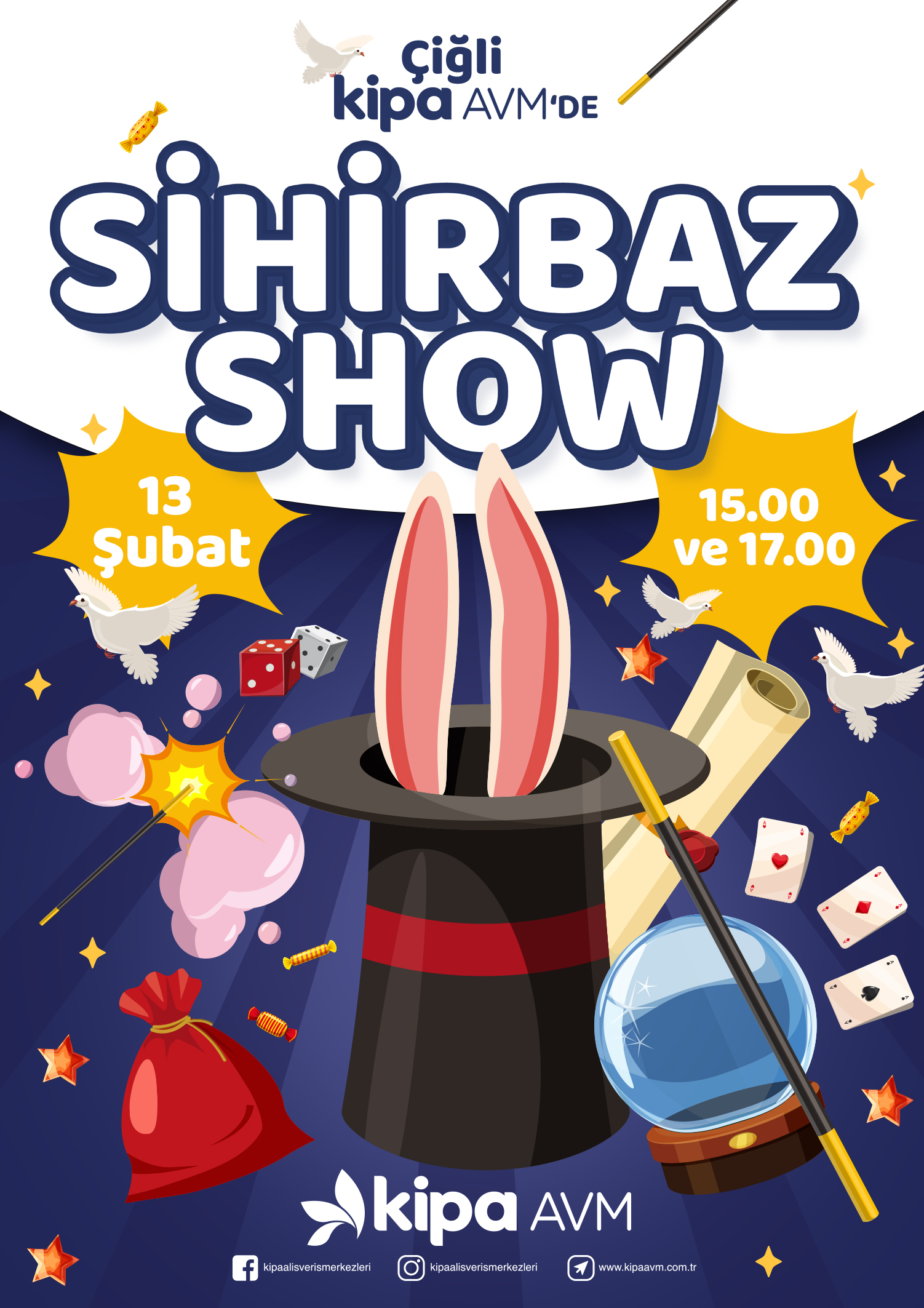 Çiğli Kipa AVM'de Sihirbaz Show!
