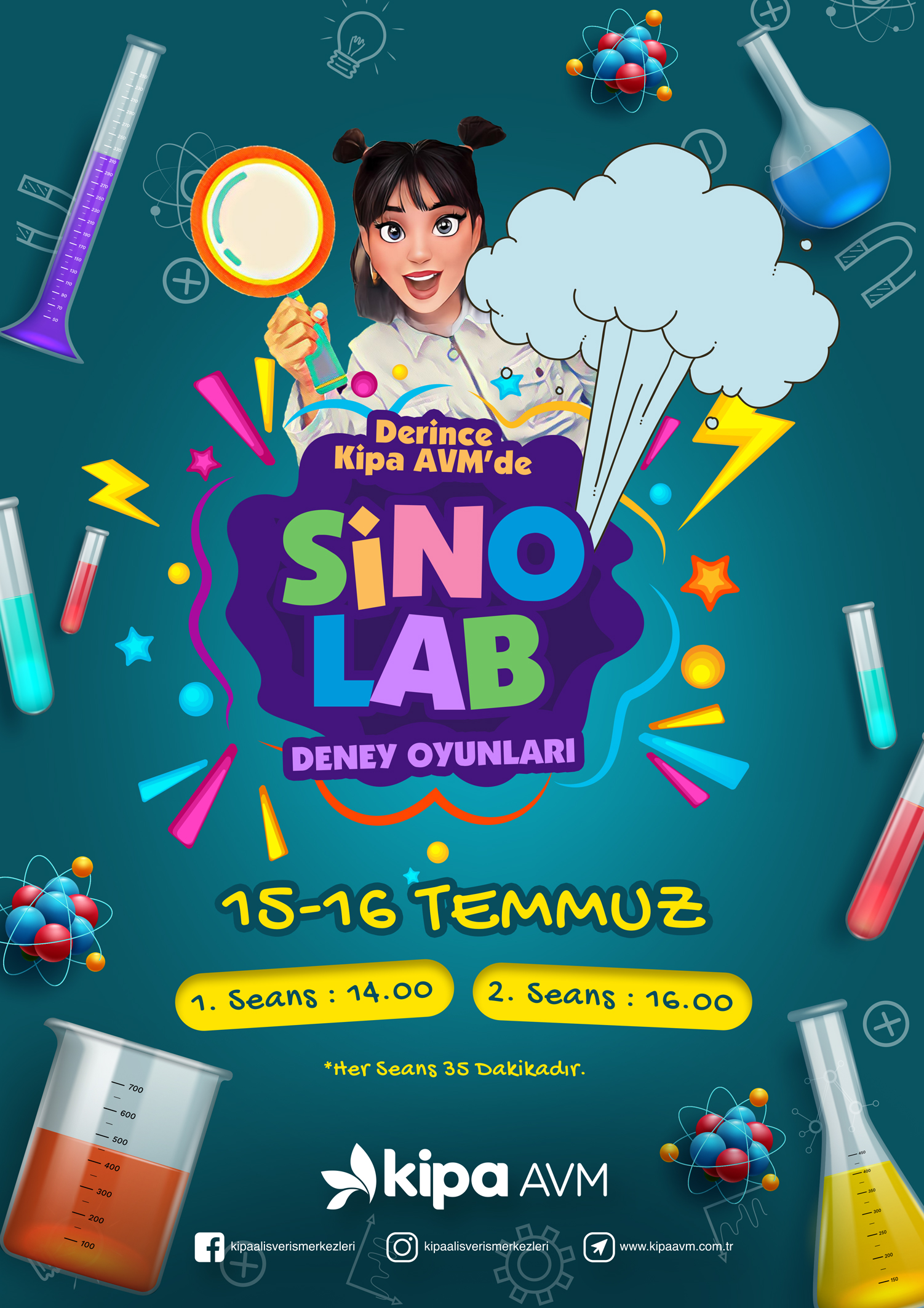 Derince Kipa AVM'de Sino Lab Deney Oyunları!