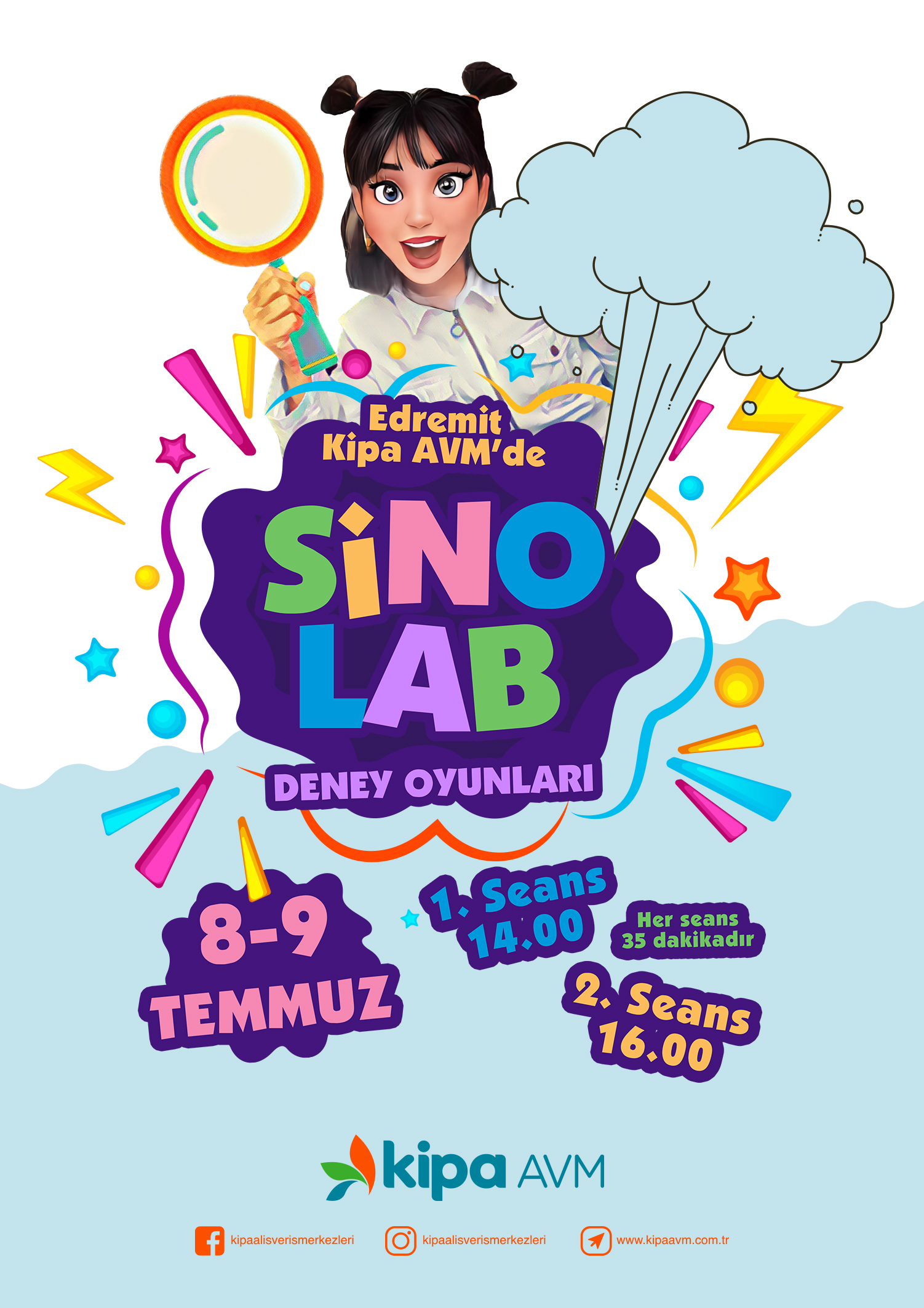 Edremit Kipa AVM'de Sino Lab Deney Oyunları!