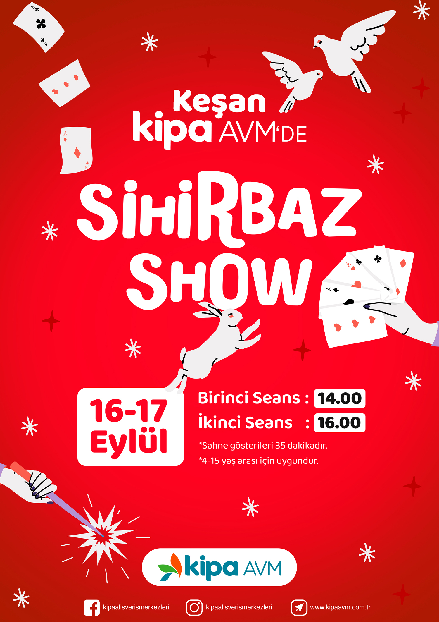 Keşan Kipa AVM'de Sihirbaz Show Etkinliği!