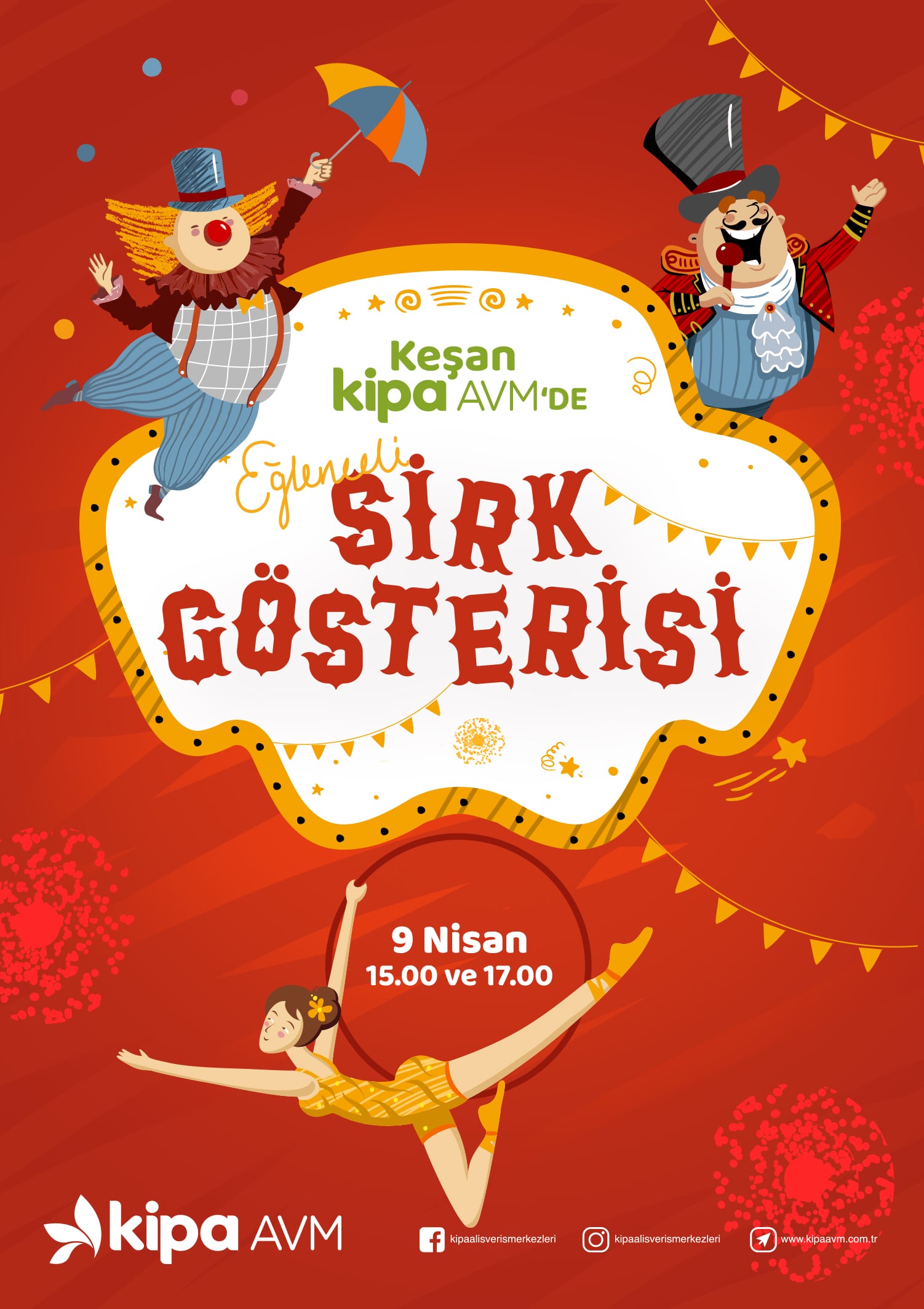 Eğlenceli Sirk Gösterisi Keşan Kipa AVM'de!