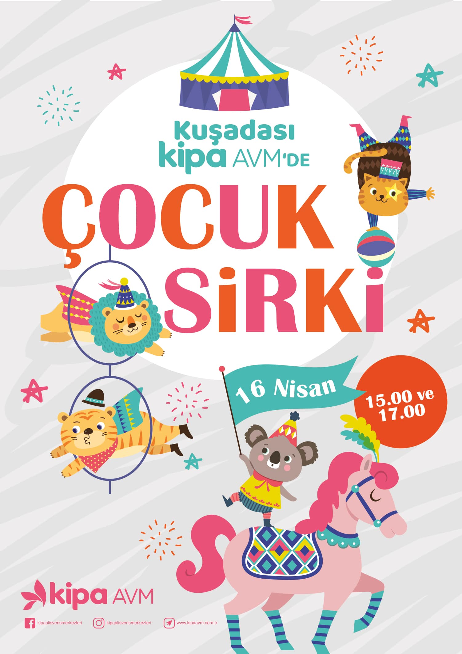 Çocuk Sirki Kuşadası Kipa AVM'de!