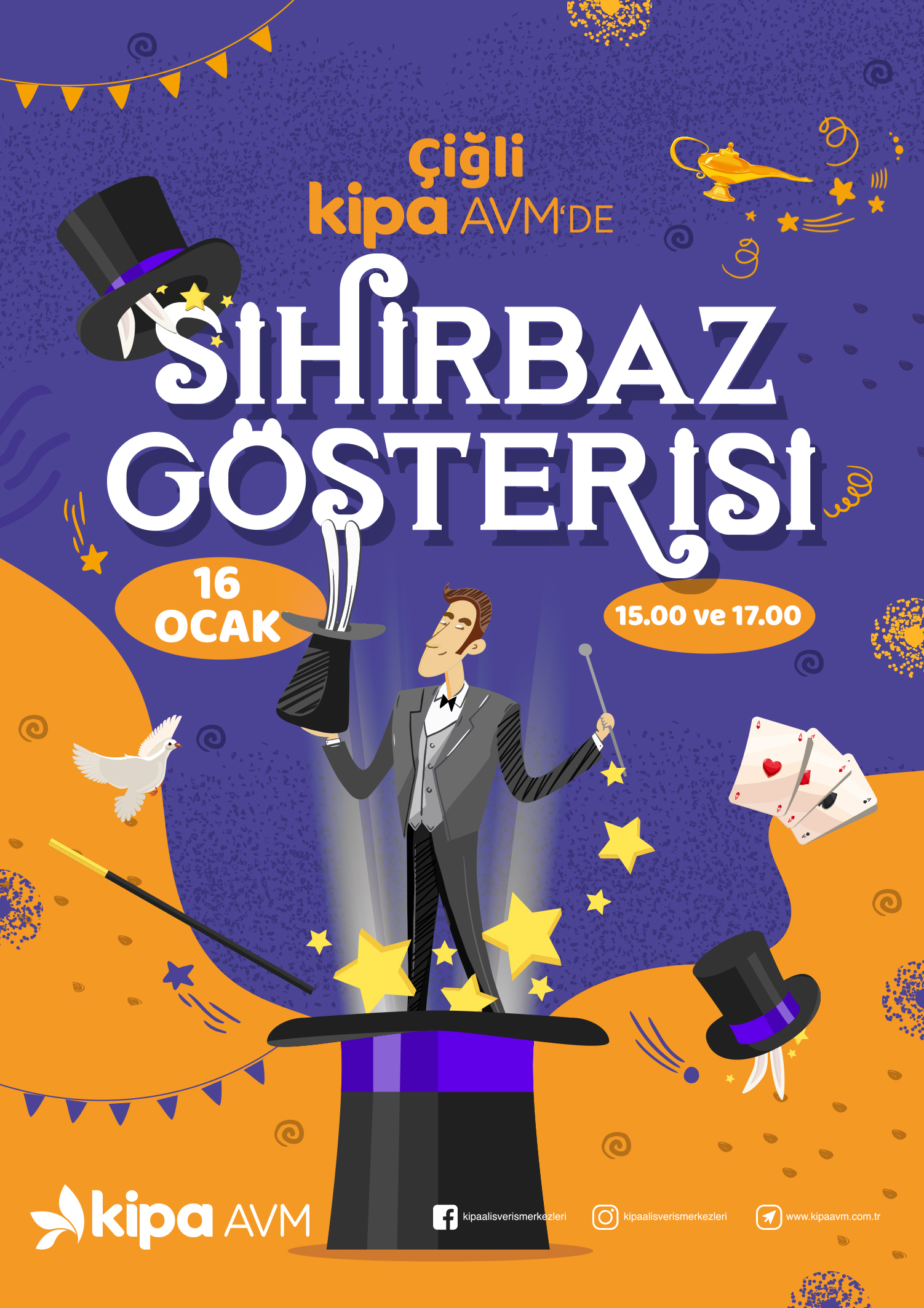 Çiğli Kipa AVM'de Sihirbaz Gösterisi!
