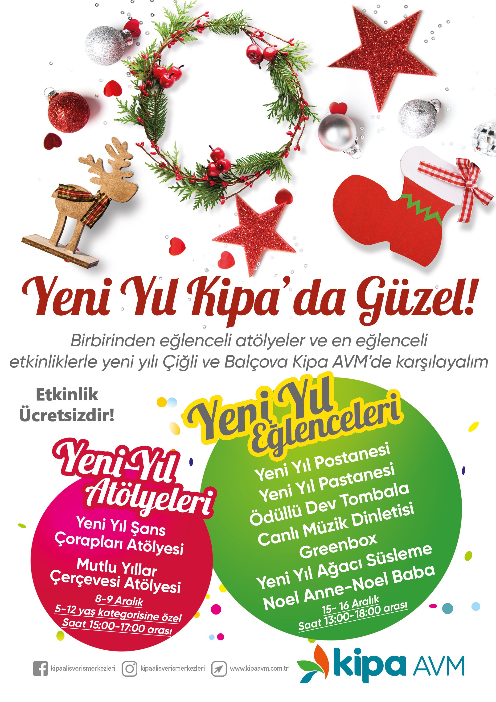 Yeni Yıl Kipa’da Güzel!