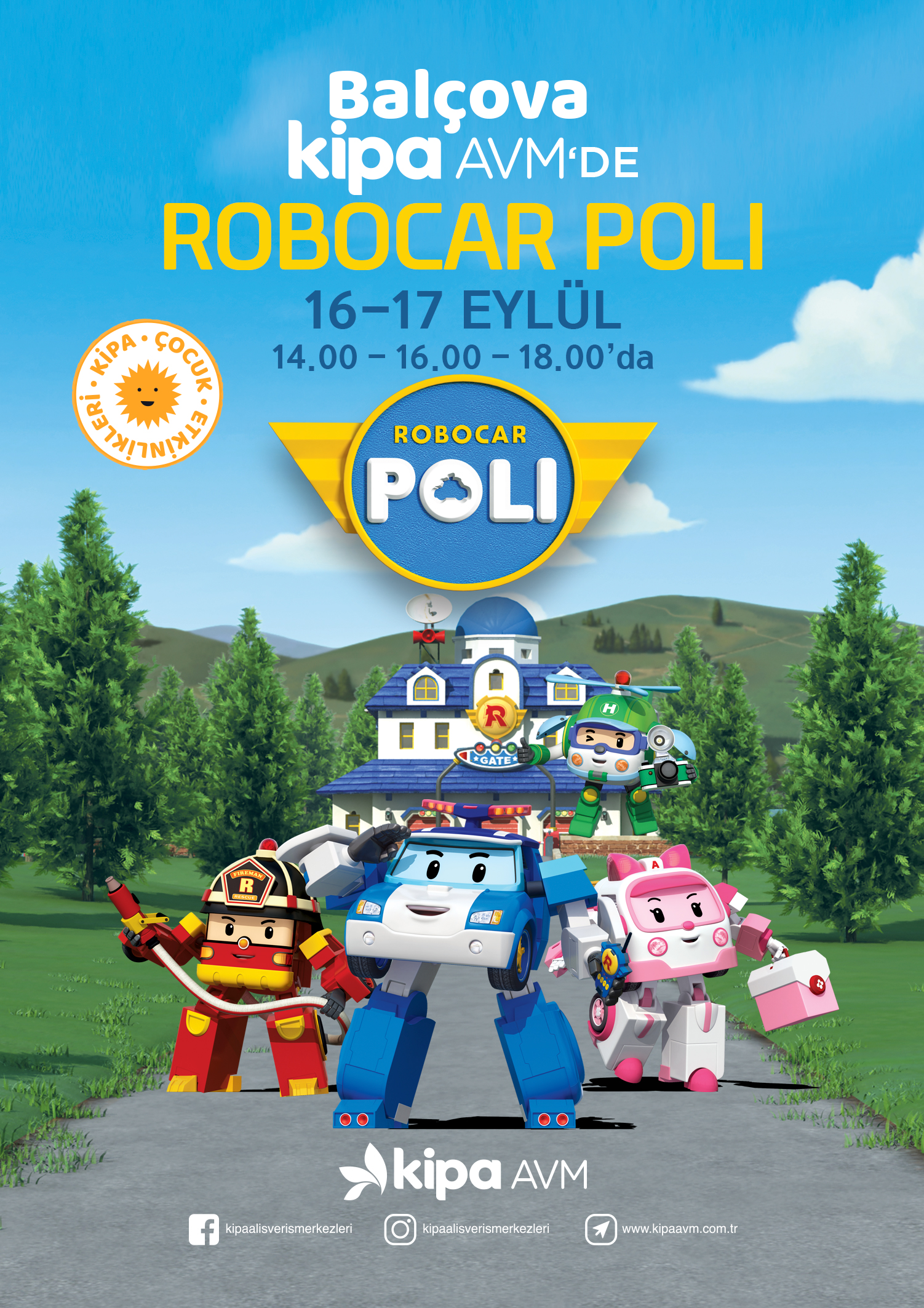 Balçova Kipa AVM'de Robocar Poli Etkinliği!