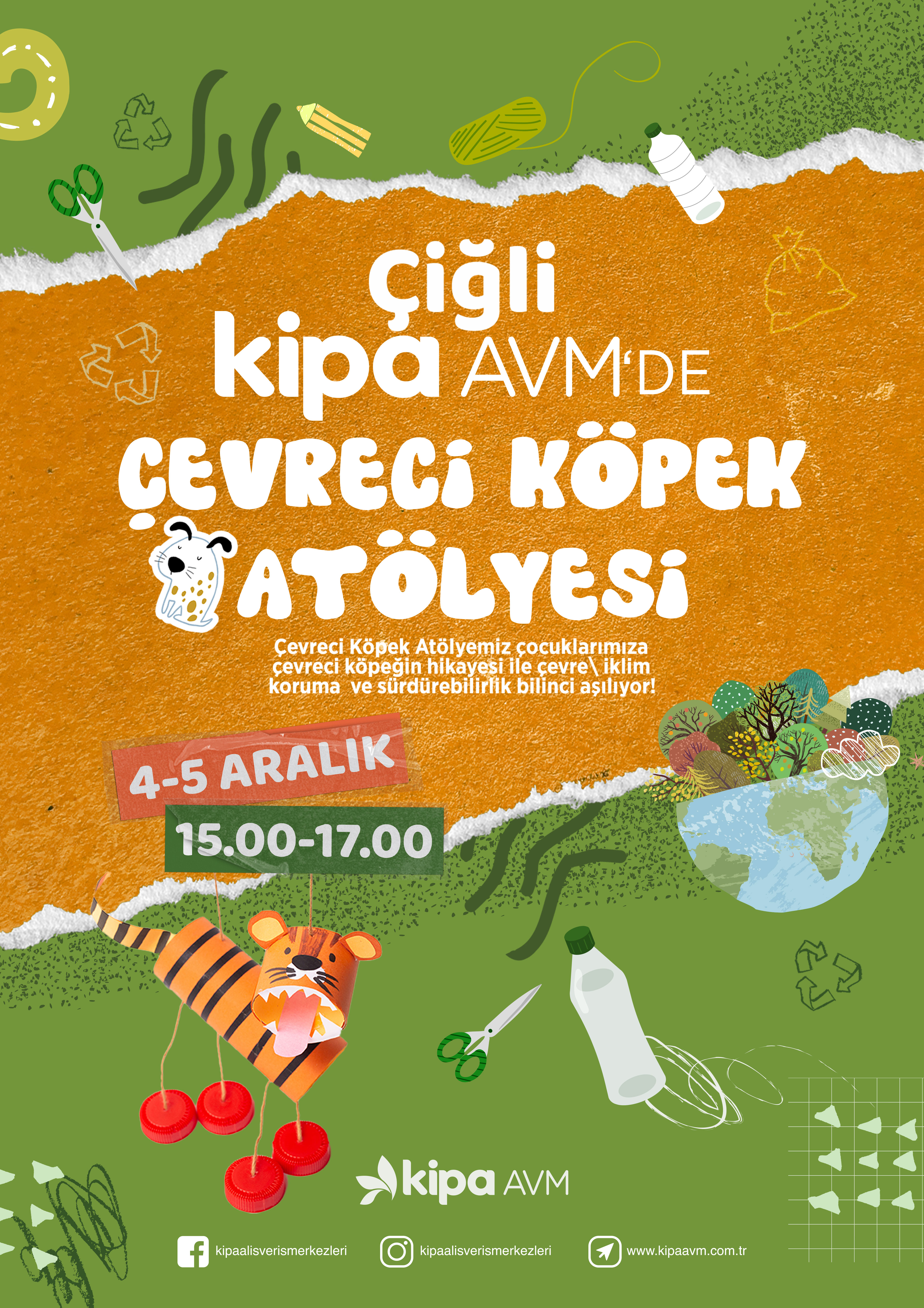 Çiğli Kipa AVM'de Çevreci Köpek Atölyesi!
