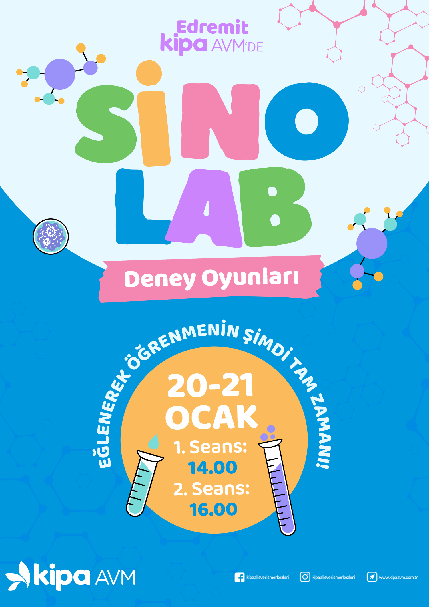 Edremit Kipa AVM'de SinoLab Deney Oyunları!