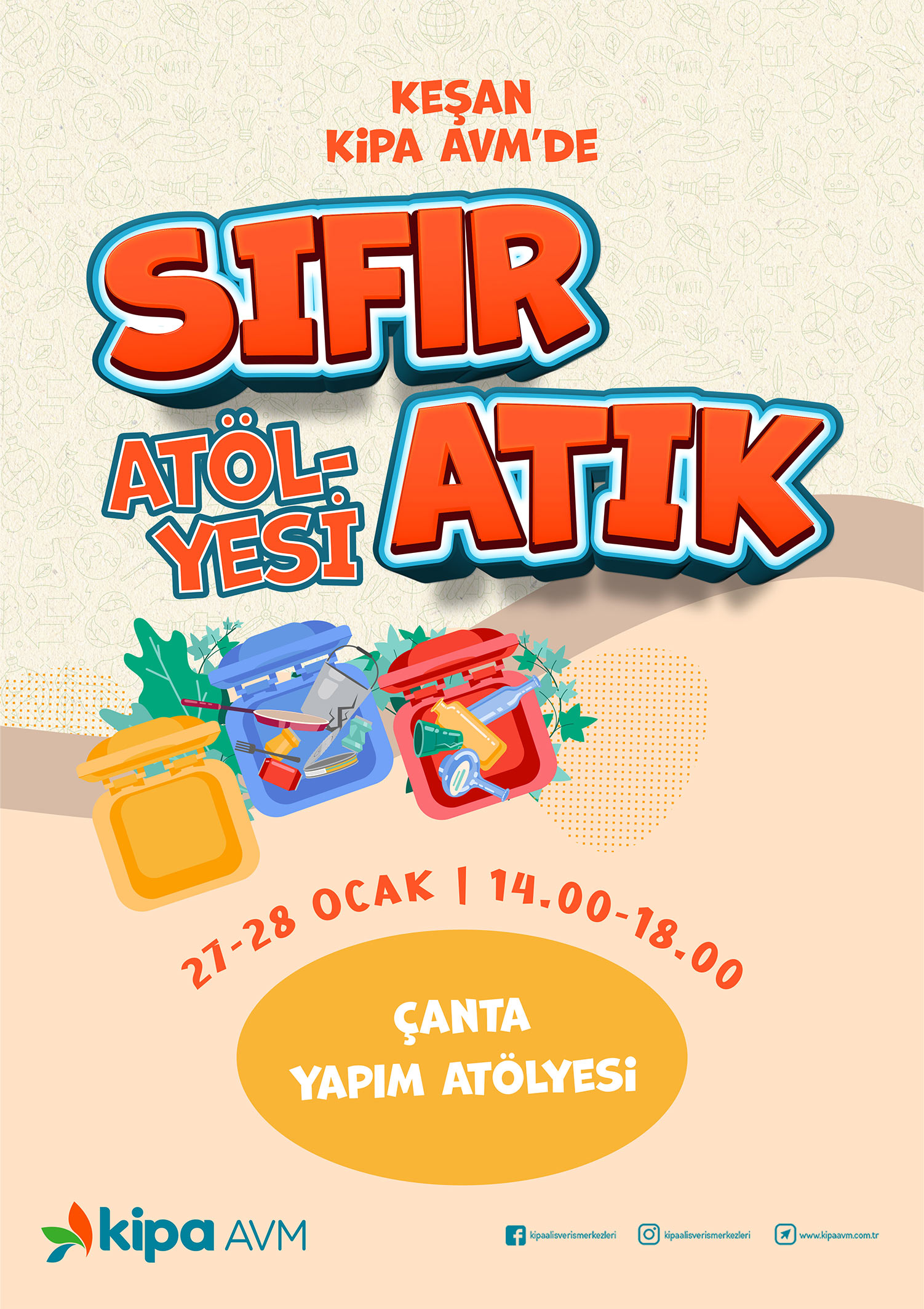 Keşan Kipa AVM'de Sıfır Atık Atölyesi!