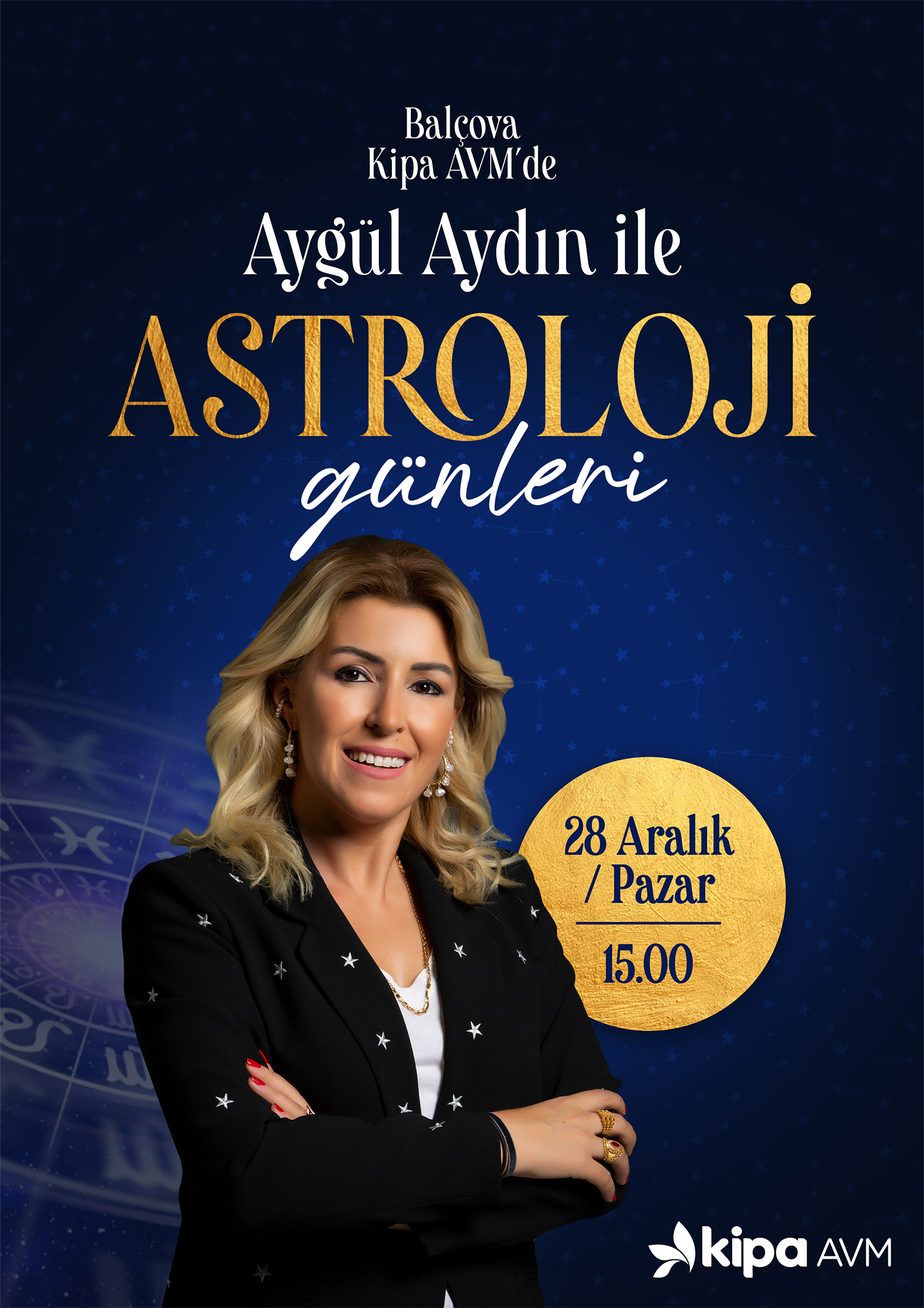 Bal&ccedil;ova Kipa AVM'de Ayg&uuml;l Aydın ile Astroloji G&uuml;nleri!
