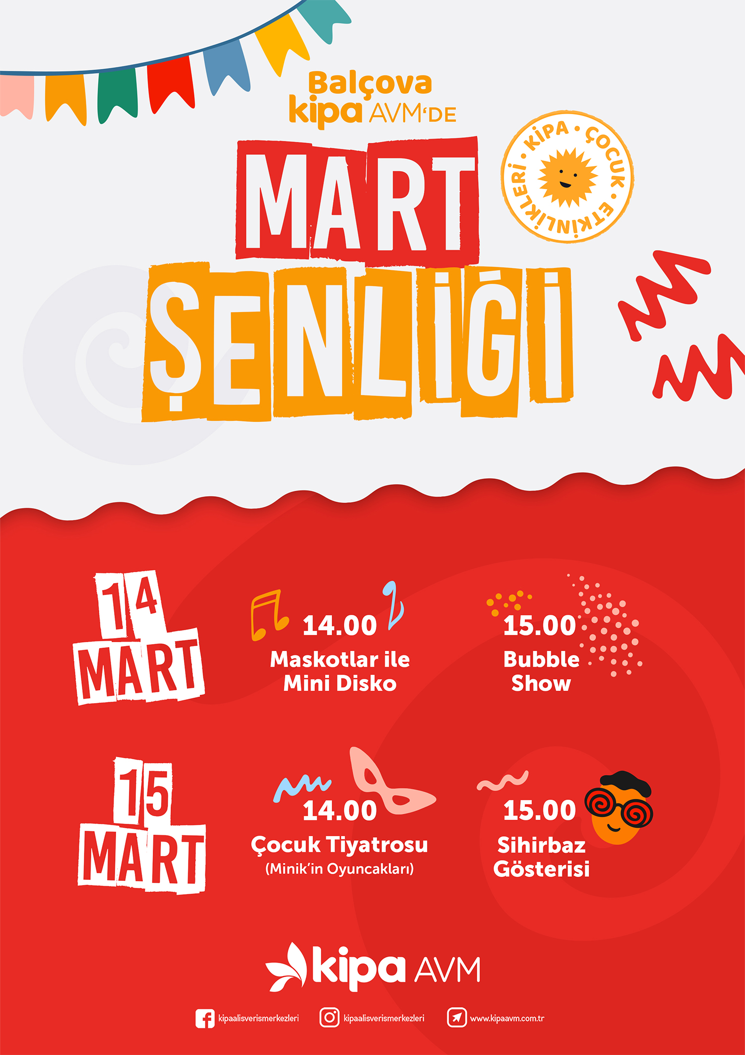Bal&ccedil;ova Kipa AVM'de Mart Şenliği!