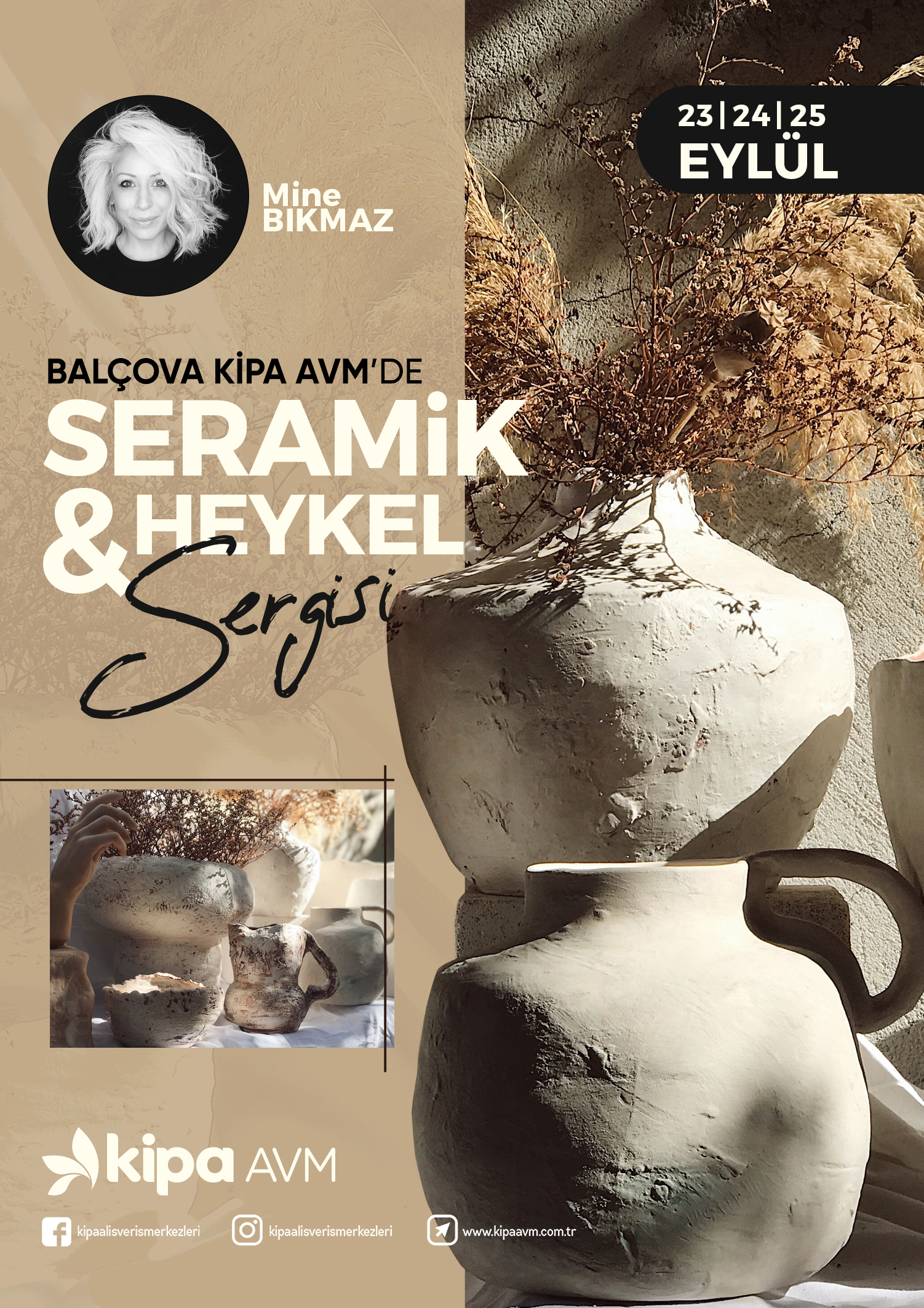 Balçova Kipa AVM'de Seramik & Heykel Sergisi!