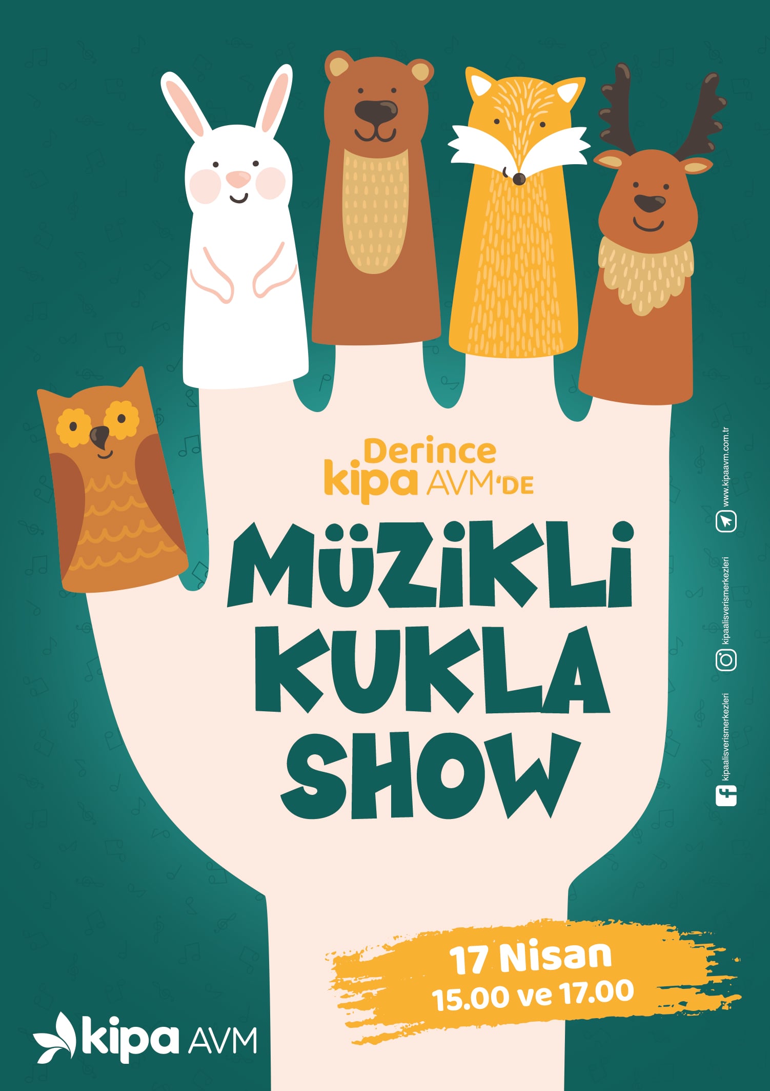 Müzikli Kukla Show Derince Kipa AVM'de!