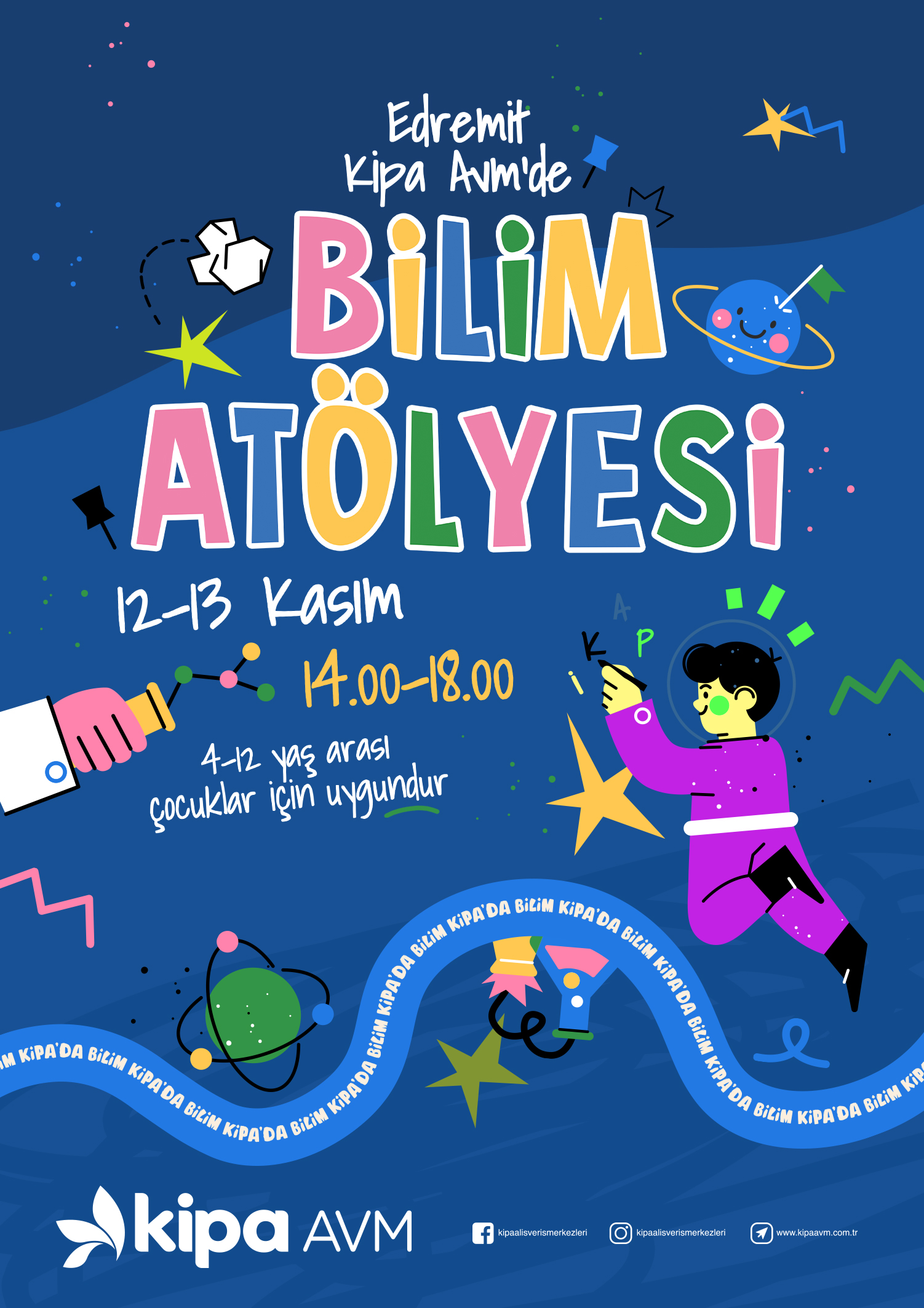 Edremit Kipa AVM'de Bilim Atölyesi Etkinliği!