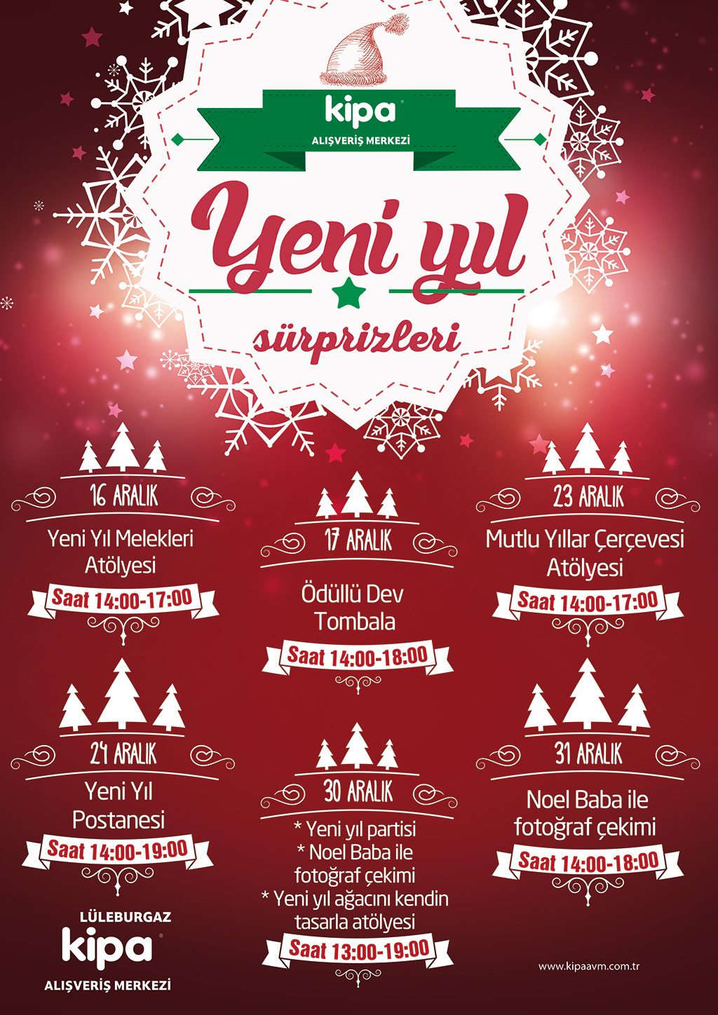 Yeni yıl Sürprizleri Lüleburgaz Kipa AVM’de!