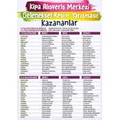 KİPA AVM GELENEKSEL RESİM YARIŞMASI KAZANANLAR LİSTESİ